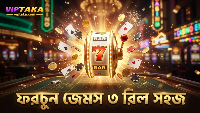 ফরচুন জেমসের ৩-রিল মেকানিক্স নতুনদের জন্য সহজ।