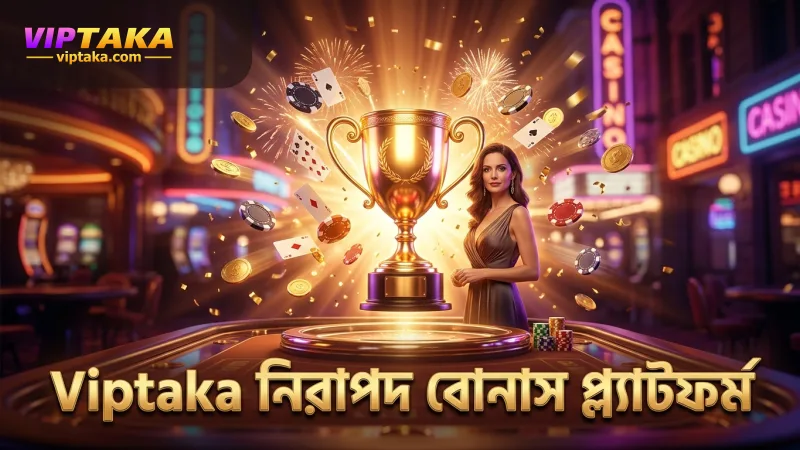 Viptaka-র নিরাপদ প্ল্যাটফর্মে বোনাস উপভোগ করুন
