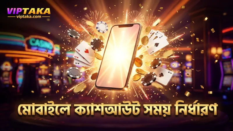 সঠিক ক্যাশআউট সময় নির্ধারণে মোবাইলের অটো ফিচার কার্যকর।