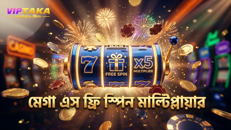ফ্রি স্পিনে মেগা এস মাল্টিপ্লায়ার বাড়িয়ে দেয় পুরস্কার সম্ভাবনা, সাবধান থাকুন