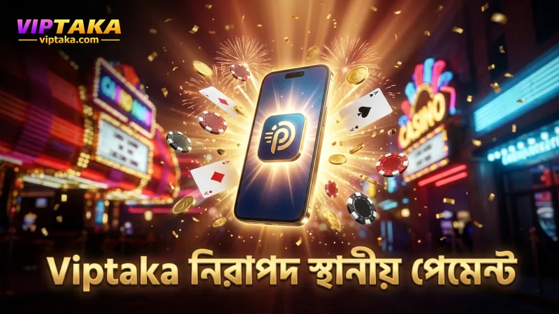 স্থানীয় পেমেন্ট মেথডে নিরাপদ লেনদেন ও দ্রুত জমা নিশ্চিত করে Viptaka।