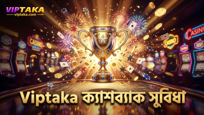 Viptaka ভিআইপি প্রোগ্রামে নিয়মিত প্লেয়ারদের জন্য ক্যাশব্যাক সুবিধা রয়েছে
